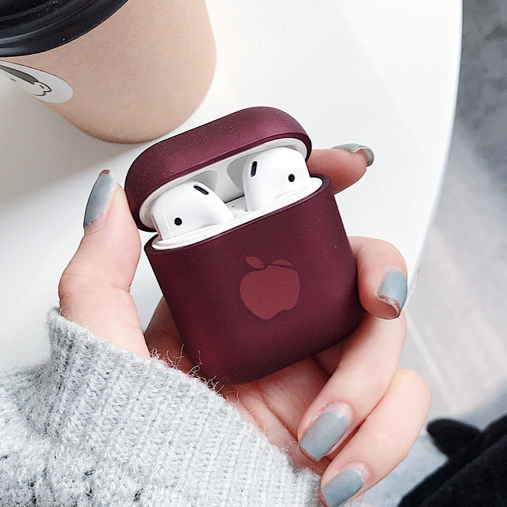 eybag Cute Solid Color Earphone Case For AirPods Pro 3 2 1 Cases Hard PC Luxury Matte Texture Protective Cover for airpod case