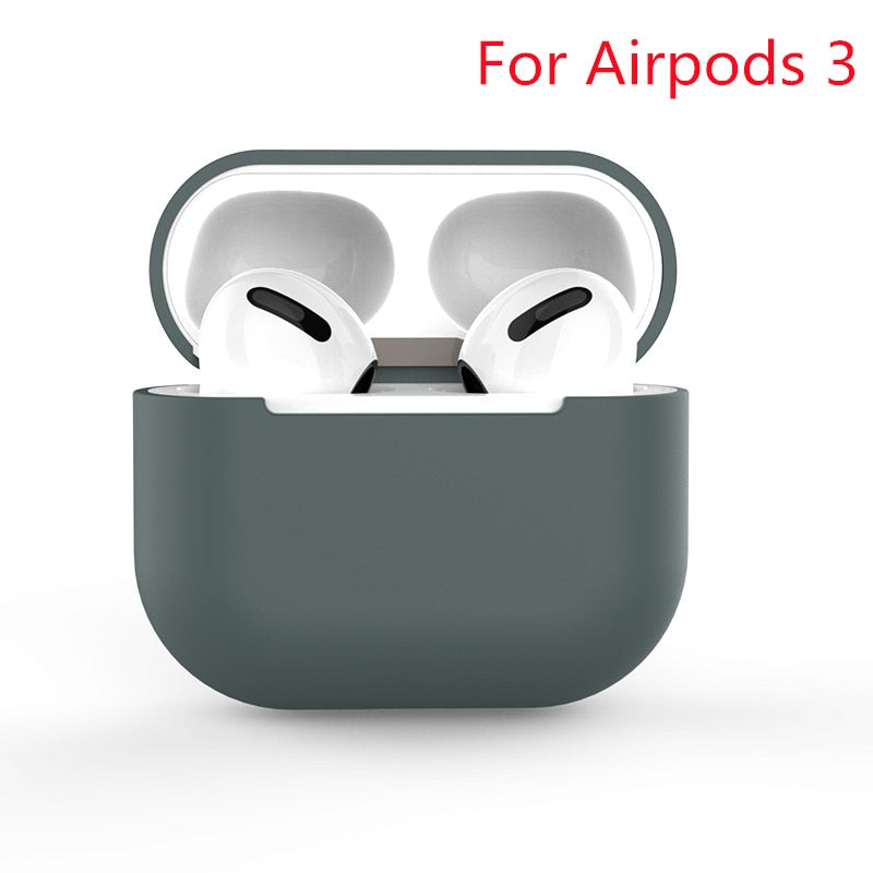 eybag 2022 New Silicone Cover Case For Apple Airpods Pro 3 Sticker Skin Bluetooth Earphone Cases Air Pods Pro Protective Accessories