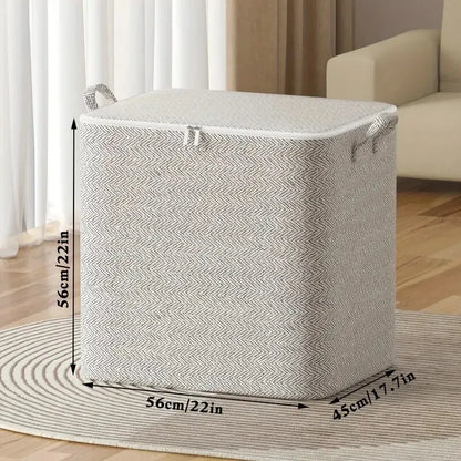 eybag 1pc Household Large Capacity Storage Bag Non-woven Material, Closet Wardrobe Organizer Can Be Used For Quilt Clothing, Toys