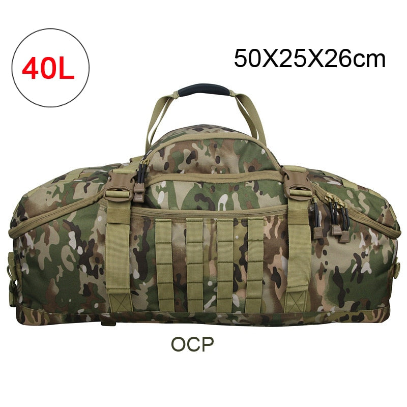 eybag 40L 60L 80L Men Army Sport Gym Bag Military Tactical Waterproof Backpack Molle Camping Backpacks Sports Travel Bags