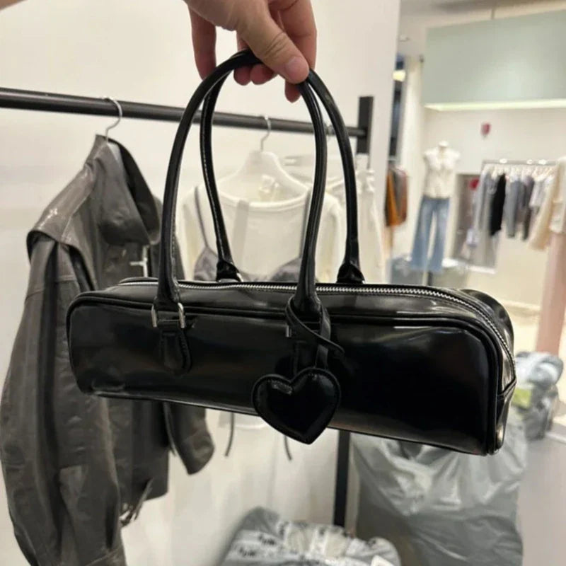 eybag PU Leather Shoulder Bags for Women 2024  Trend Designer Underarm Bag Female Handbag and Purses Solid Color  Bolsa Feminina