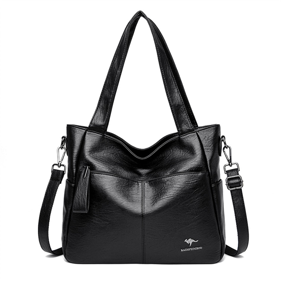 eybag Genuine Brand Women Tote Bag High Quality Leather Bags for Women 2021 Ladies Large Top-handle Shoulder Crossbody Sling Bag Sac