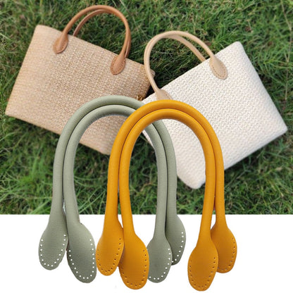 eybag 2 Pcs Detachable PU Leather bag Handle Lady Shoulder Bag DIY Replacement Accessories Handbag Band Handle Strap Band