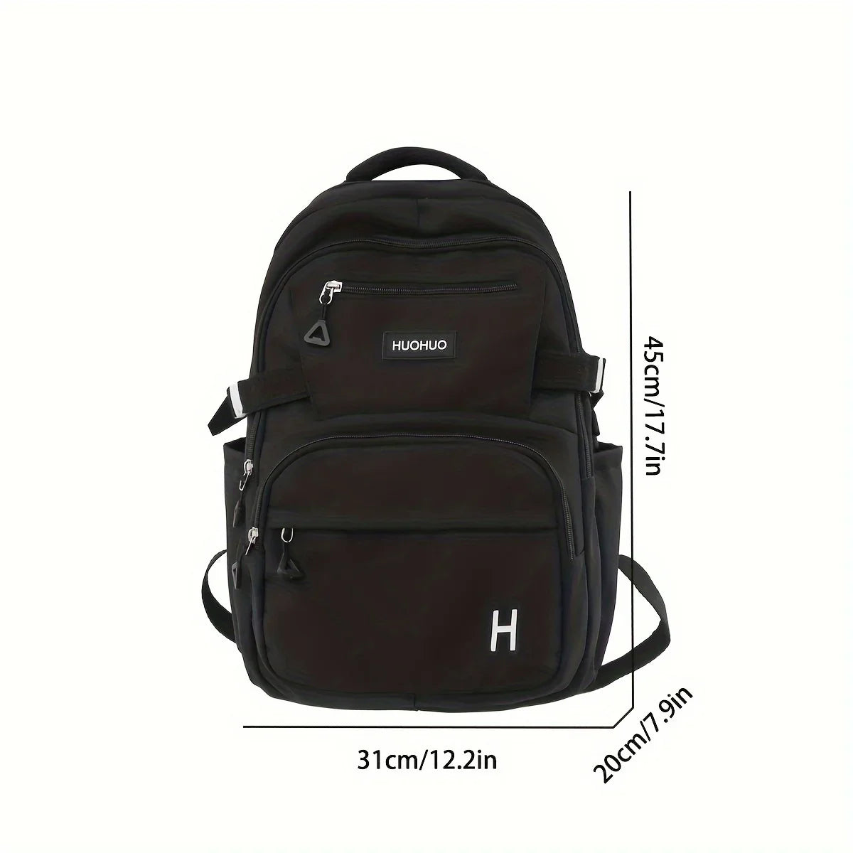 eybag Daily Large-capacity Casual Backpack for Women Korean Versatile High School Student College Student Bag Daily Work Clothing Travel Backpack Trendy Brand Men's Backpack