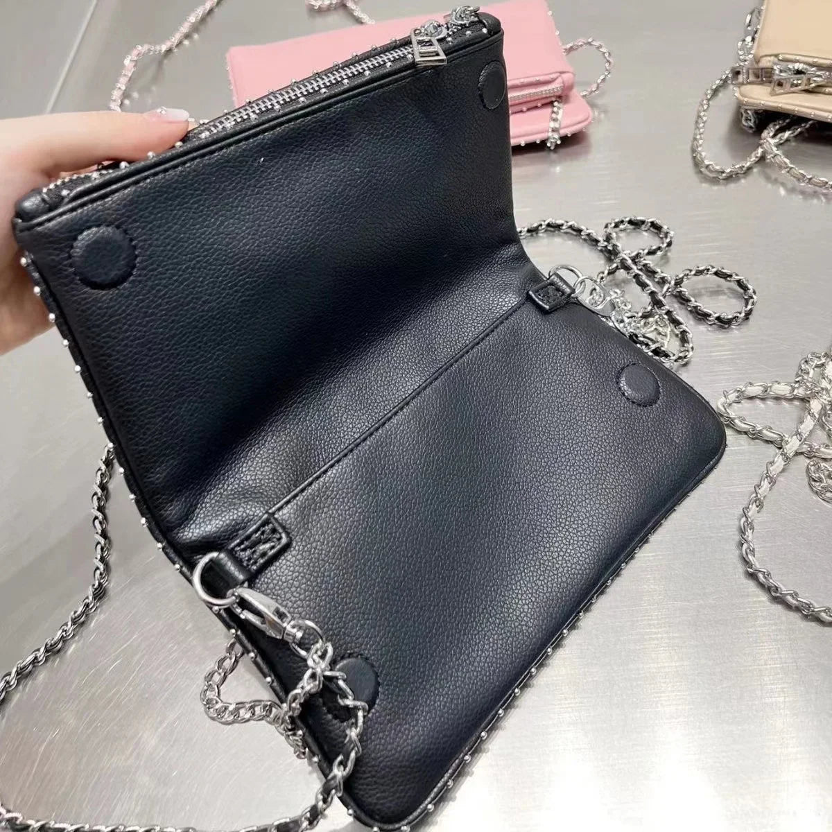 eybag Fashion Chain Crossbody Bags for Women Bolsos Mujer Carter Handbags for Lady Fold Shoulder Messenger Bag