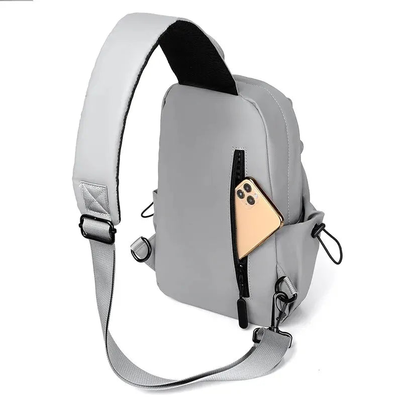 eybag New Chest Bag Men's Diagonal Cross Bag Casual Fashion Shoulder Bag Multifunctional Backpack