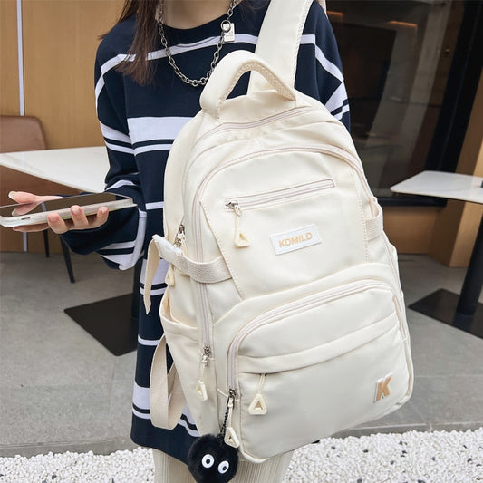 eybag Multifunction Waterproof Buckle Backpack Korean Style School Bag Student Shoulder Bag Teenage Girls Laptop Backpacks