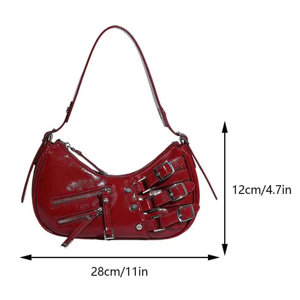 eybag Women Retro Shoulder Bag Trendy Y2k Handbag Purse Strap Adjustable Satchel Hobo Bag Vintage Armpit Bag Daily Dating Purse