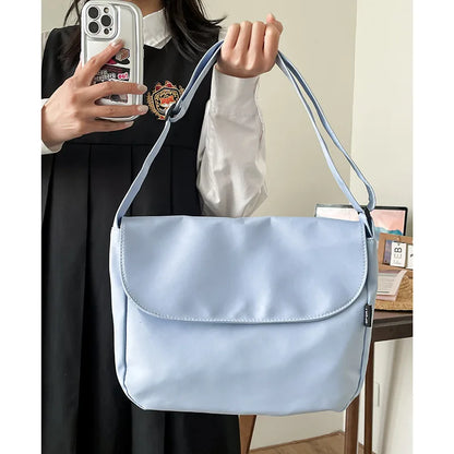 eybag Casual Messenger Bag Women Korean Fashion Crossbody Bags Collage Student Shoulder Bag Women School Bags Teenage Girls Bolso Sac