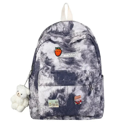 eybag Sweet Versatile Backpack Girls Gradient Color Korean Harajuku Large Capacity High School Schoolbags Fashion Trend Backpack Ins