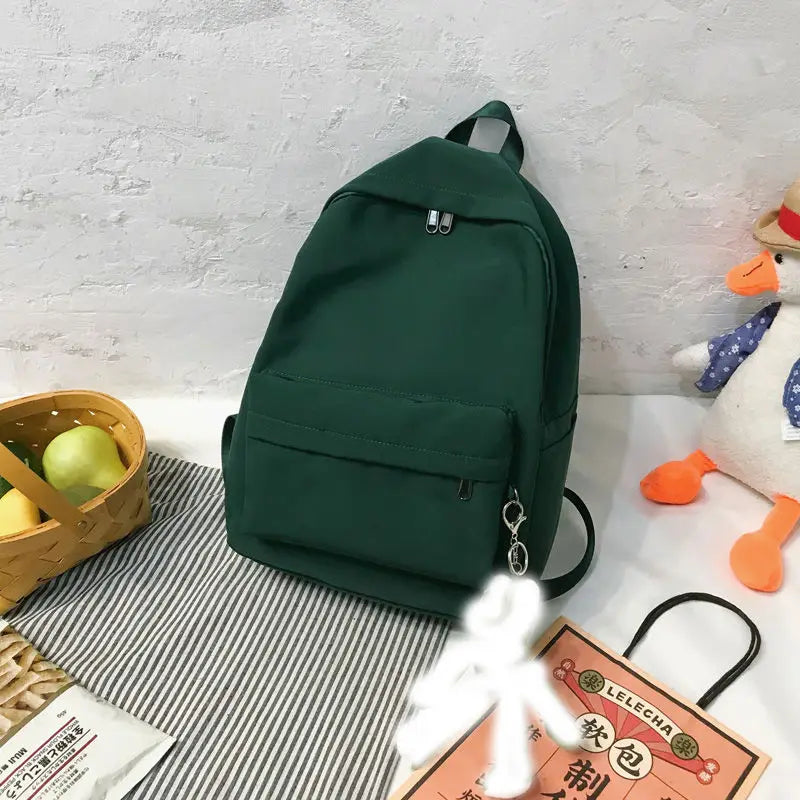 eybag Girls' Schoolbag New Simple Korean Version High School Student Backpack School Versatile Casual Computer Bag