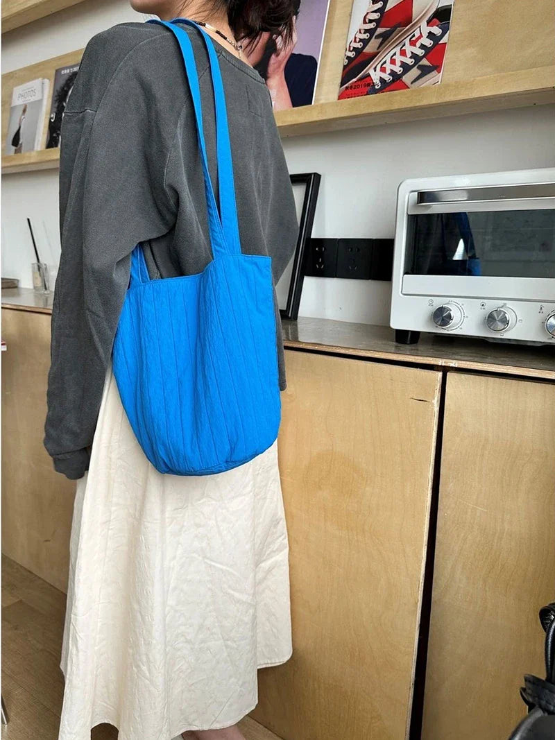 eybag Casual Fashion Bag for Women Shopper Handbags Environmental Storage Reusable Shoulder Tote Bag school bags girl