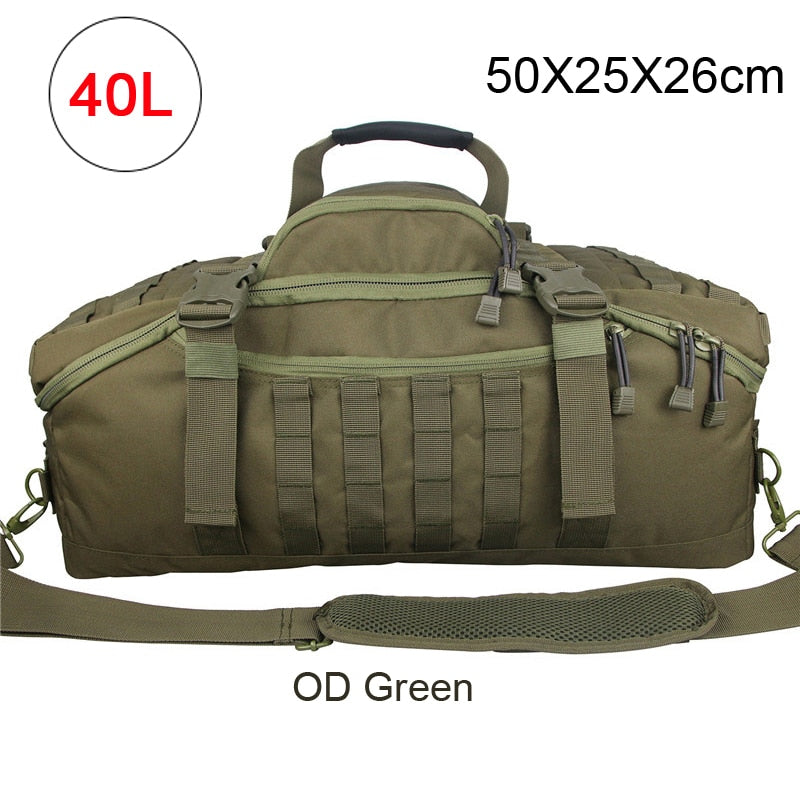 eybag 40L 60L 80L Men Army Sport Gym Bag Military Tactical Waterproof Backpack Molle Camping Backpacks Sports Travel Bags