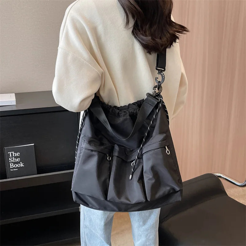 eybag Shopper Bags For Women Trend 2024 Cross Body Tote Bag Bucket Oxford Techwear Women's Shoulder Bag Korean Popular Luxury Designer