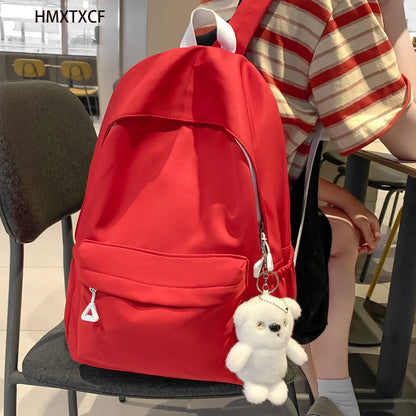 eybag Cute Nylon Backpack for Women, Simple Laptop Bag, School Bag, Trendy Female College Backpack, Lady Travel Bag, Book Bags