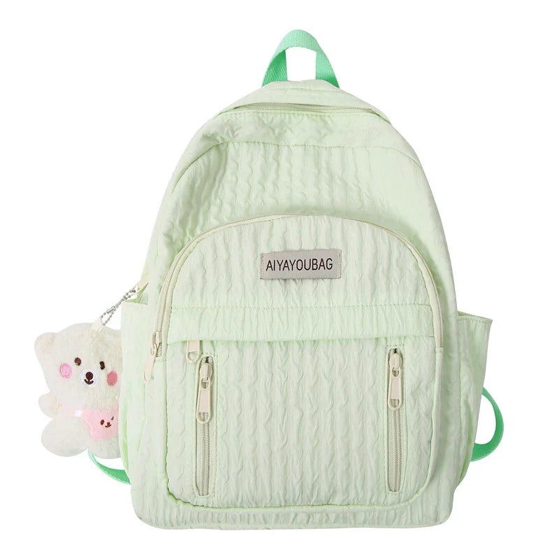 eybag Fresh School Bags For Teenage Girls Cute Sweet Backpacks Japan And Korea Small Book Bags Fashion Pink Nylon Satchels