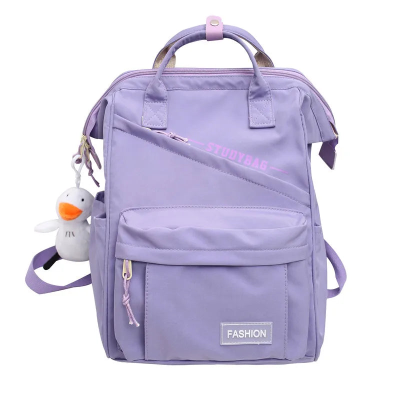 eybag Women Shoulders Backpack Korean Teen Girls Cute Backpack Fashion Casual Large Capacity Travel Backpack Campus Students Schoolbag