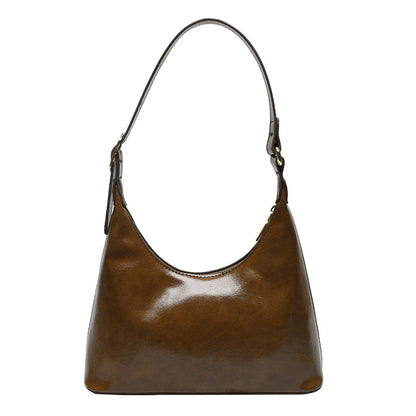 Minimalist Vintage Design Bucket Bag - Women Shoulder Bags