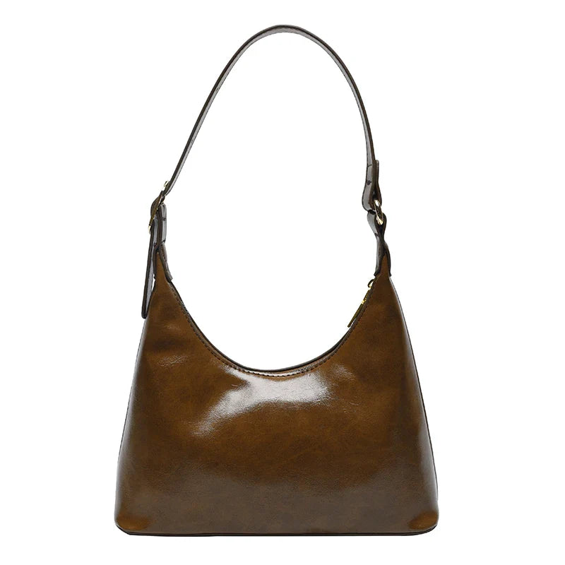 Minimalist Vintage Design Bucket Bag - Women Shoulder Bags