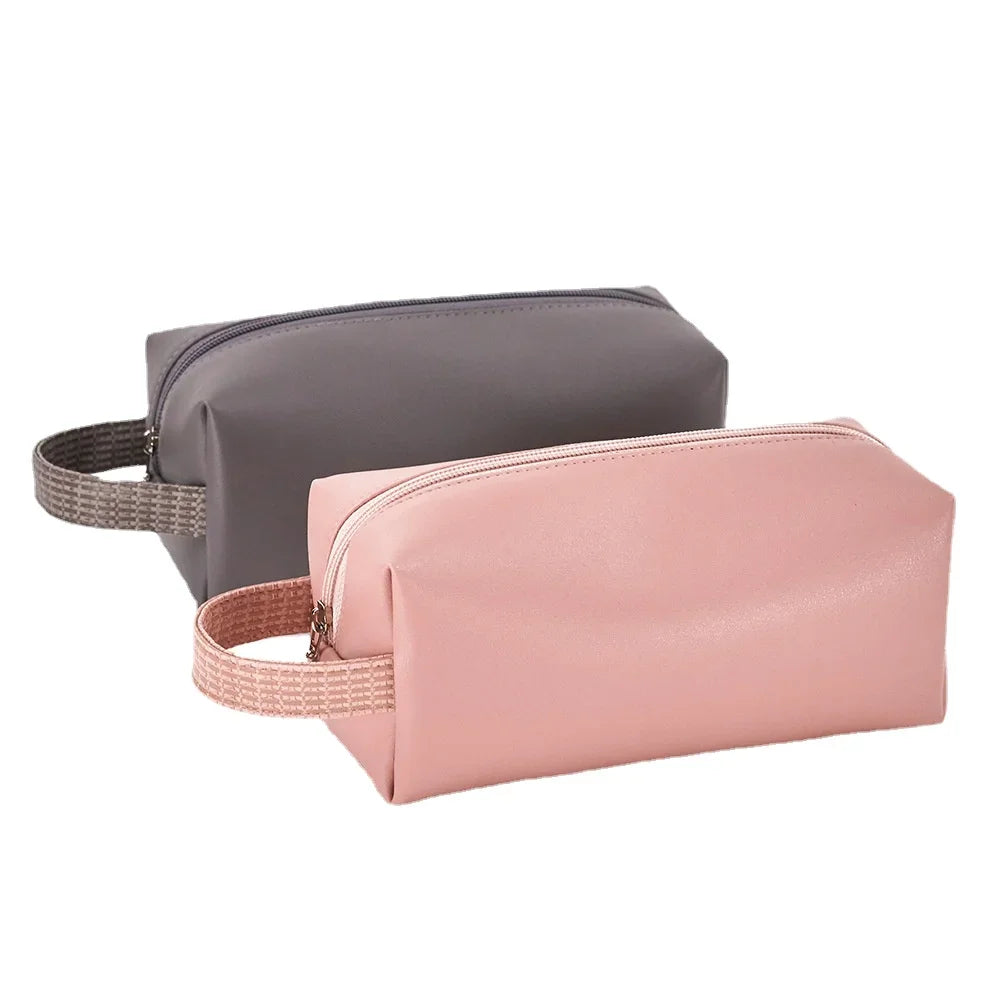 eybag PU Toiletry Bag Travel Cosmetics Storage Bag Multifunctional Handheld Toiletry Bag Cosmetic Bag