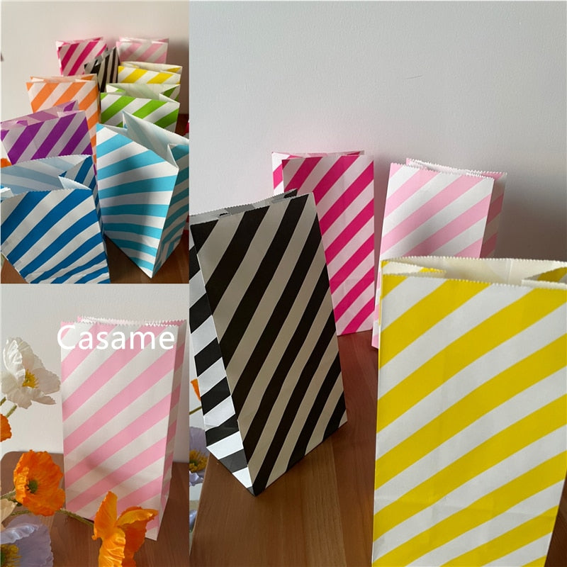 eybag New paper bag mini Stand up Colorful Polka Dot  Bags 18x9x6cm Favor  Open Top Gift Packing paper Treat gift Bag wholesale