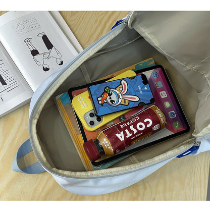 eybag Multi-pocket Women Backpack Female Casual Daily Travel Bag High Quality Schoolbag for Teenage Girls Boys Book Knapsack New