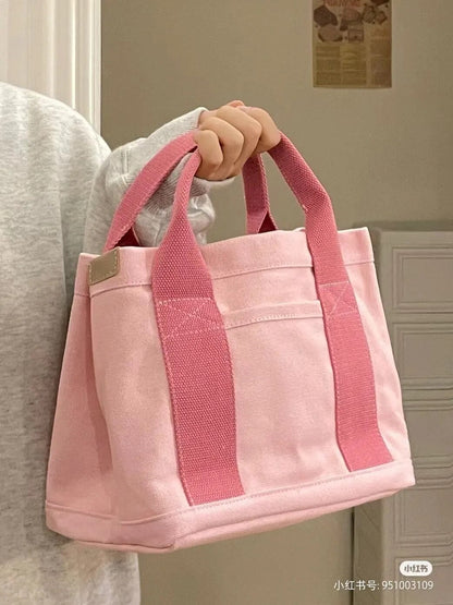 eybag - Quality Fashion Multilayer Pocket Women Canvas Tote Bag for Women Designer Simple Lady Handbag Diagonal Bags