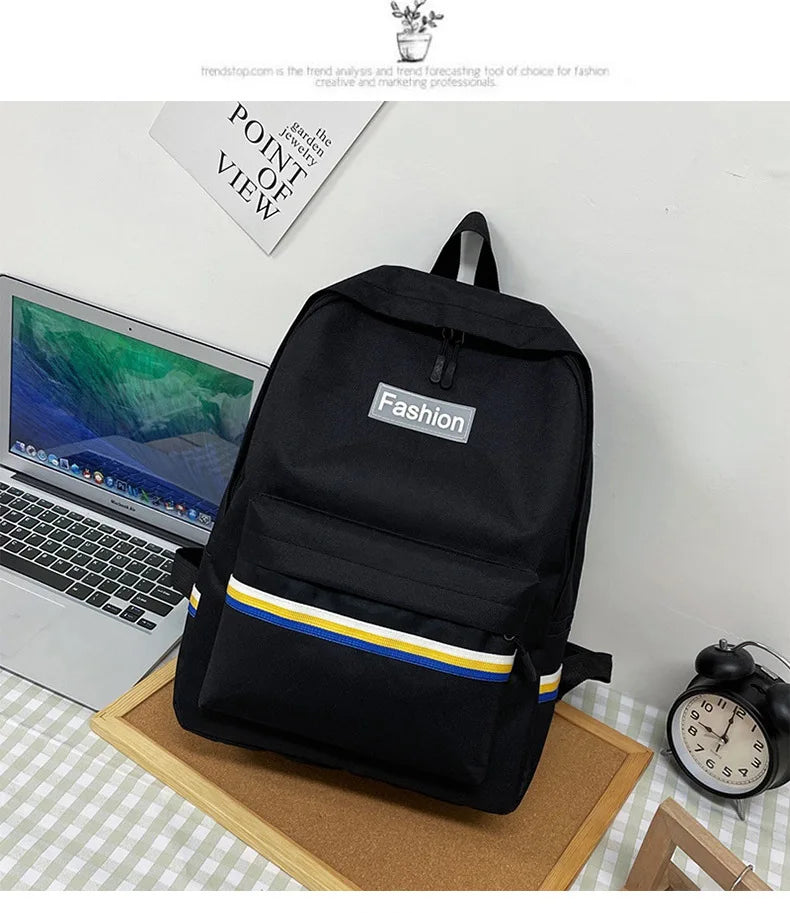 eybag Waterproof Youth School Bag Nylon Canvas Versatile Backpack Fashion Girls Backpack Female Shoulder High School School