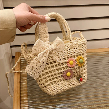 eybag Causal Purses For Womens Travel Handbags Beach Bag Summer Straw Bags Handmade Rattan Crossbody Bags Small Shoulder Bag Tote