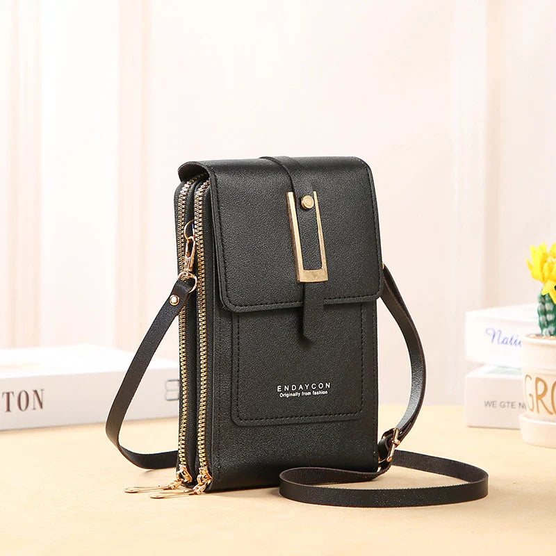 eybag PU Women Bags Soft Leather Wallets Touch Screen Cell Phone Purse Crossbody Shoulder Strap Handbag for Female Cheap Women's Bags