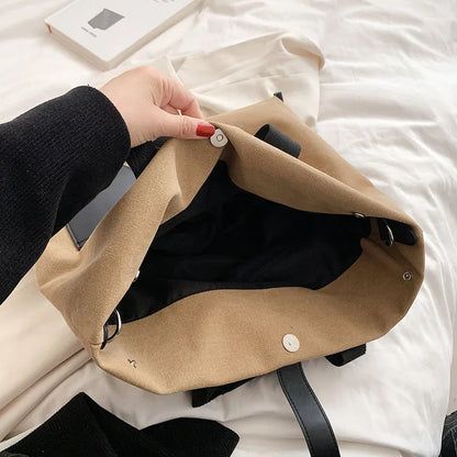 Lkblock Casual Canvas Totes Handbags Top Quality Shoulder Crossbody Bags Japan Korean style Big Bag Messenger Bags For Women Female Bag