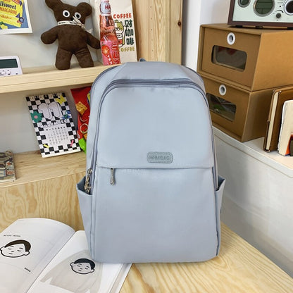 eybag New Solid Color Women Laptop Backpack Female Multi-pocket Travel Bag Schoolbag for Teenage Girl Boy Book Knapsack Mochila