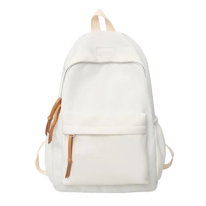 eybag Large Capacity Women Backpack Travel Bag Casual Nylon Student School Bag Solid Color Fashion Backpack Girls School