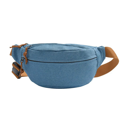 eybag Chest Bag For Women Solid Color Waist Bags High Quality Women Shoulder Bag Denim Fabric Fanny Pack Crossbody Small Bag