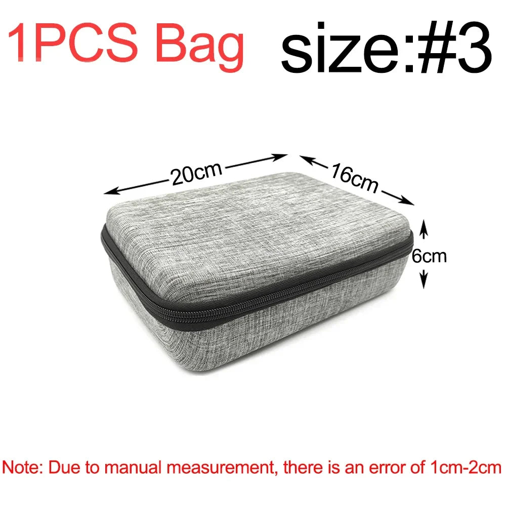 eybag Multi-Size EVA Hard Storage Box Travel Zipper Bag Shockproof Outdoor Tools Bag For Earphone Storage Case Accessories