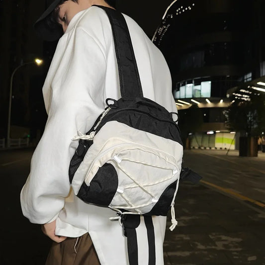 eybag Goth Backpack Purse Men's Cute Mini Multi Functional Crossbody Punk Bag Pack Small Retro Korean Style Handbag Sac A Dos