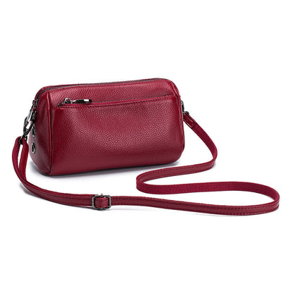 eybag Soft Genuine Leather Women Messenger Bag Female Real Leather Crossbody Shoulder Bags Small Handbag Retro Phone Bag for Girls