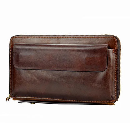 eybag Famous Brand Men Clucth Wallets Male Long Genuine Leather Purse Men's Clutch Wallets Carteiras Mujer Clutch Man Handy Bags