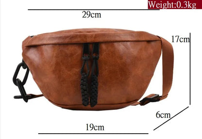 eybag Vintage Crossbody Bags For Women Luxury Designer Handbags Women Bags Solid Leather Women's Chest Bag Female Bag Purse Sac