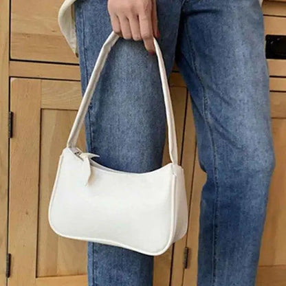 eybag Bag Women Retro Handbag PU Leather Shoulder Totes Underarm Vintage Top Handle Bag Female Small Subaxillary Bags Clutch