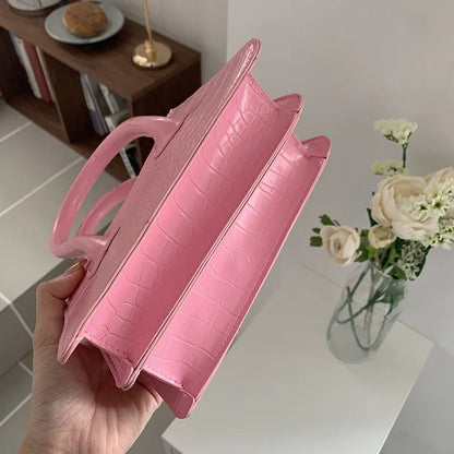 eybag Fashion Y2K  MINI Pink Small Square Women Clutch Purse Handbags Simple Ladies Messenger Bag Female Shoulder Crossbody Bags