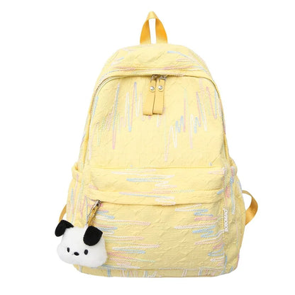 eybag Middle School Students Nylon Shoulders Backpack Large Capacity Schoolbag Teen Girls Sweet Cute Backpacks Outdoor Travel Backpack