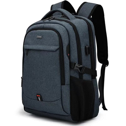 eybag New Fashion Water Resistant Business Backpack For Men Travel Notebook Laptop Backpack Bags USB Charger Male Mochila