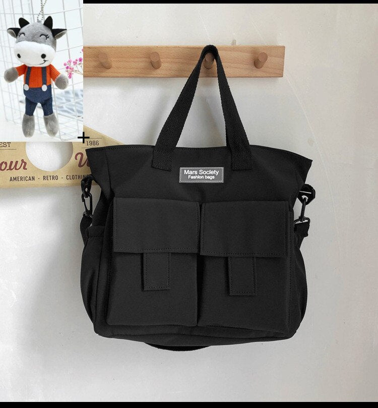 eybag Harajuku Youth Men Shoulder Bag Big Capacity Handbags Crossbody Bags for Women Messenger Bag Student Girls School Bags Bolsas