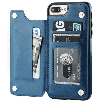 eybag Retro PU Flip Leather Case For iPhone 13 12 11 Pro Max XS Multi Card Holder Phone Cases For iPhone X 6 6S 7 8 Plus SE2022 Cover