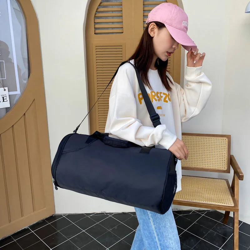 Lkblock New Pures Women Fashion Popular Leisure Oxford Cloth Shoulder Bags Travel Students Casual Handbags With Big Pockets For Shopping