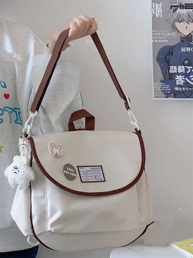 eybag Shoulder bag for women, simple commuting, single shoulder bag for students, class, crossbody bag for girls, Japanese style