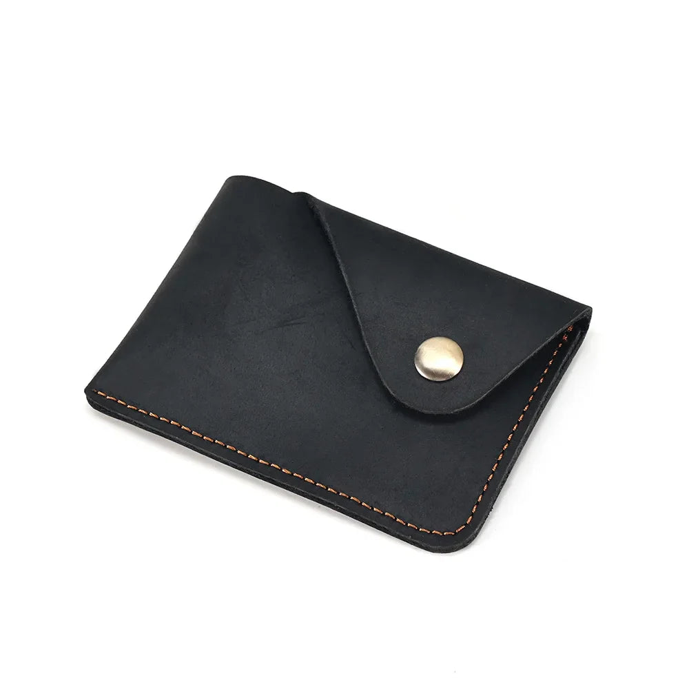 eybag Vintage Cow Leather Credit Card Holder Bank Slim Cardholder Id Card Holders for Men Mini Card Wallet