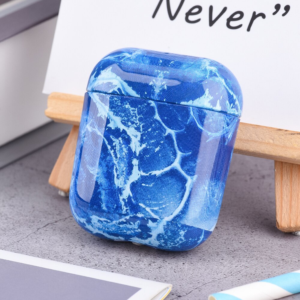 eybag Marble Pattern Cases For Airpods 1 2 3 Earphone Case Cover Charging Box Shell For AirPods Pro 2 Air Pods 1 Protective PC Sleeve