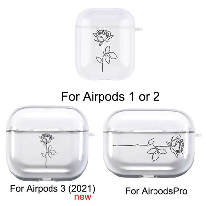 eybag Cover For Apple Airpods 2 1 3 Case Earphone Coque Soft Protector Fundas Airpods Pro Air Pods Covers Earpods Line Couple Hot Kiss